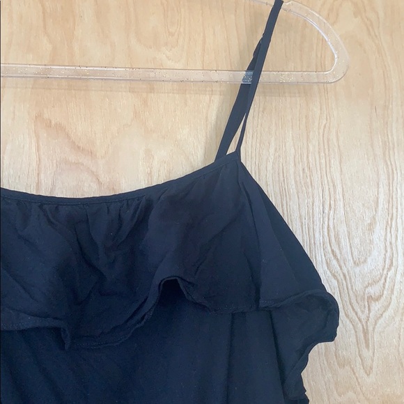 {ASOS} Black Ruffle Tank Top - Picture 2 of 3